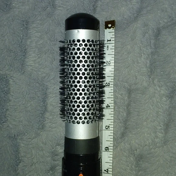 REVLON RV444 Hair Dryer Hot Air Styler Hair Brush Curling Iron Barrel Rotates - Picture 2 of 4